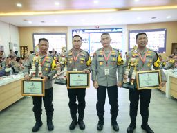 Berikan Layanan Maksimal Saat Nataru, Polres Jember Raih Juara Lomba Pos Ops Lilin Semeru 2023/2024