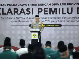 Polda Jatim Bersama DPW LDII Gelar Deklarasi Pemilu Damai