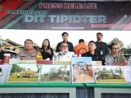 Bareskrim Polri Berhasil Ungkap Illegal Logging di Kalimantan Tengah