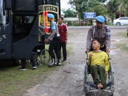Peduli Siswa Disabilitas Kapolres Ponorogo Gelar Berbagai Lomba