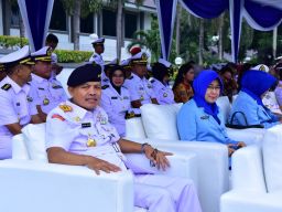 Komandan Puspenerbal Hadiri Sertijab Komandan Sekolah Staf Dan Komando TNl AL