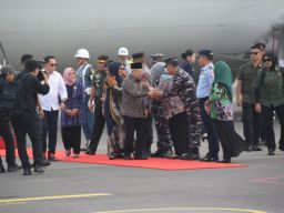 Komandan Lanudal Juanda Sambut Kedatangan RI-2