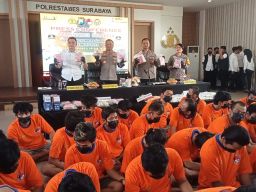 Operasi Tumpas Narkoba Semeru 2024, Polrestabes Surabaya Amankan 83 Tersangka