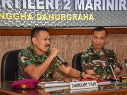 Jelang Sertijab, Danmenart 2 Mar Laksanakan Memorandum