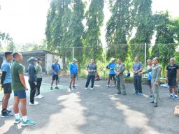 Wadan dan PJU Puspenerbal Tinjau TC Atlet Puspenerbal Jelang Porwiltim 2025