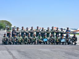 Komandan Puspenerbal Hadiri Upacara Gelar Pasukan Operasional dan Kehormatan Militer