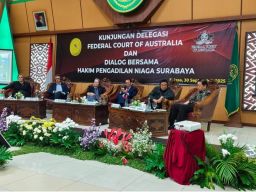 Kuatkan Sinergi Internasional, PN Surabaya Jalin Dialog dengan Federal Court of Australia
