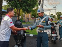Pekan Disiplin Jelang HUT ke-80, POMAL Kodaeral lX Gelar Opsgaktib Kendaraan Bermotor