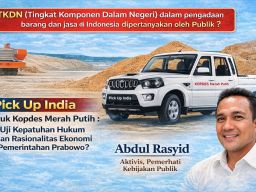 Pick Up India untuk Kopdes: Uji Kepatuhan Hukum dan Rasionalitas Ekonomi Pemerintahan Probowo ?