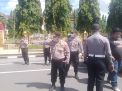 Polres Bulukumba dan Dinas Kesehatan Lakukan Penyemprotan Disenfektan
