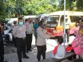 Nekat Angkut Penumpang, Satlantas Amankan  7 Mobil Elef Di Suramadu