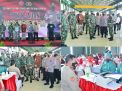 Panglima TNI Dan Kapolri Tinjau Langsung Proses Vaksinasi 