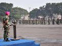 Prajurit Menart 2 Marinir Laksanakan Apel Khusus, Pemberian Tali Asih Kepada Warakawuri dan Anak Yatim 