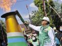 Serah Terima Obor Api Porprov, Komunitas Motor dan Jip Ikut Meriahkan 