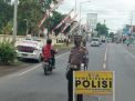 Bersama Polsek Rambipuji, Sub Unit PJR Jember Giat Razia Tertib Prokes
