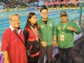 Atlet Kota Surabaya Mutiara Reshinta Putri Pecahkan Rekor Gaya Dada Putri 100 M