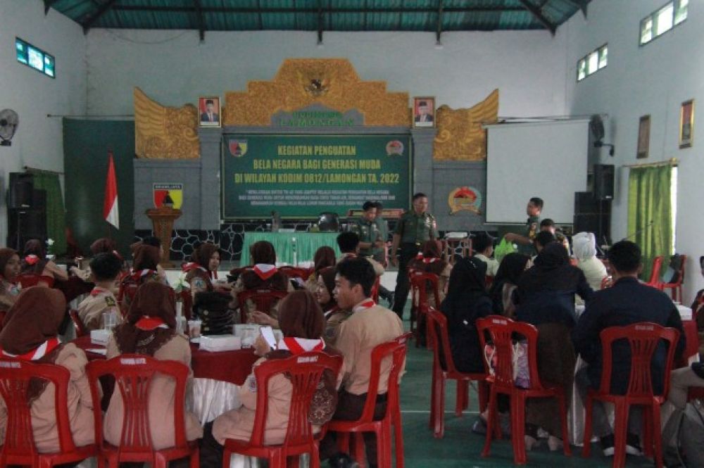 Kodim Lamongan Lakukan Penguatan Bela Negara