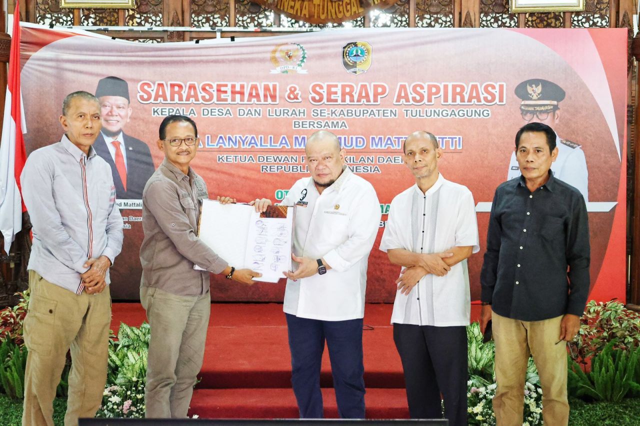 Kades di Tulungagung Ajukan Pembangunan Gedung SMA, LaNyalla: Pemerintah Wajib Hadir