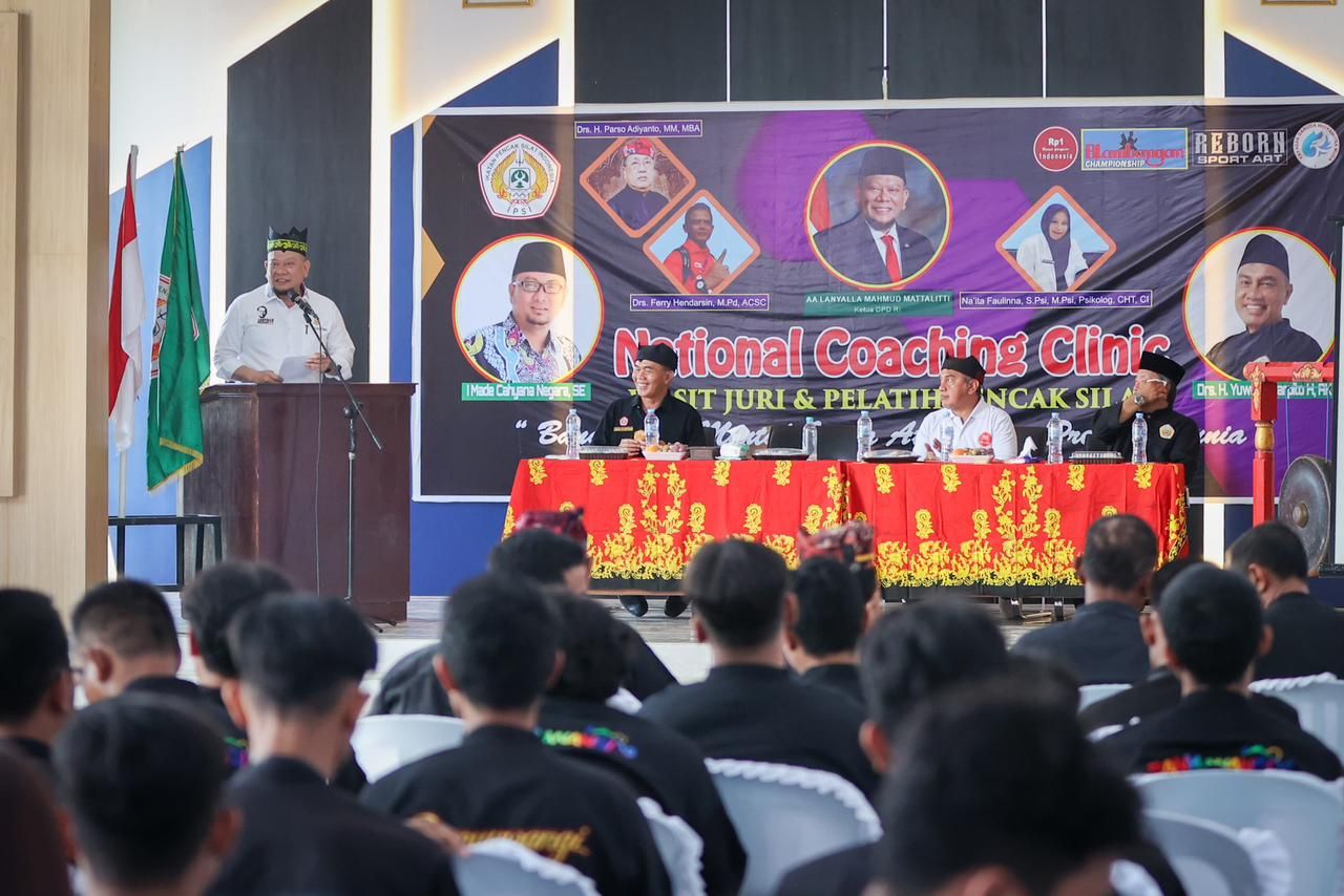 LaNyalla Ingatkan Nilai Luhur Pencak Silat Saat Pembukaan National Coaching Clinic