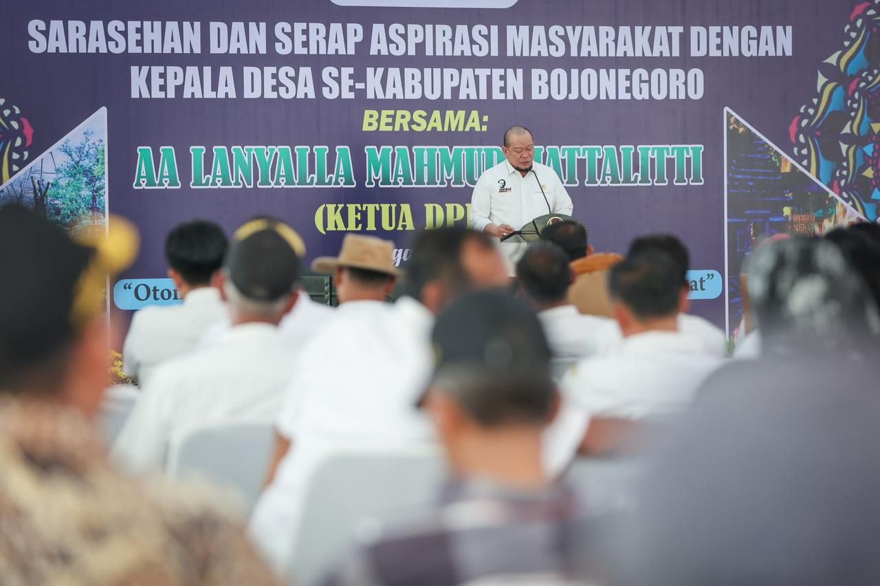 Ketua DPD RI: Desa di Bojonegoro Harus Jadi Penopang Ketahanan Pangan dan Migas
