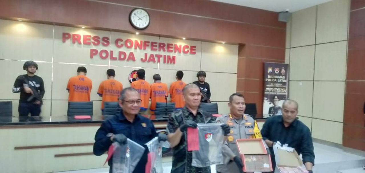 5 Pelaku Penembakan Warga Sampang Diringkus Ditreskrimum Polda Jatim