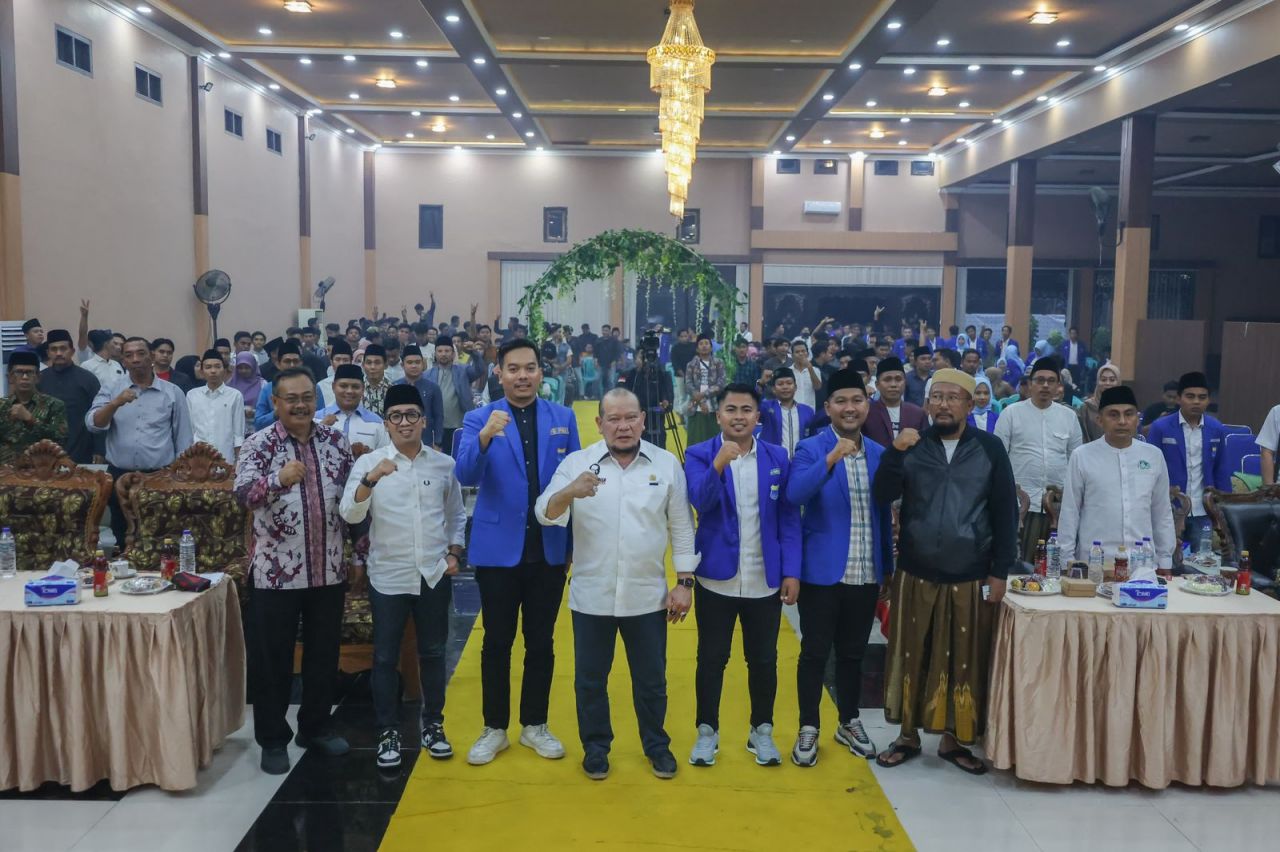 Ketua DPD RI Bangun Kesadaran Kritis Kader PMII, tentang Pembangunan Berkelanjutan