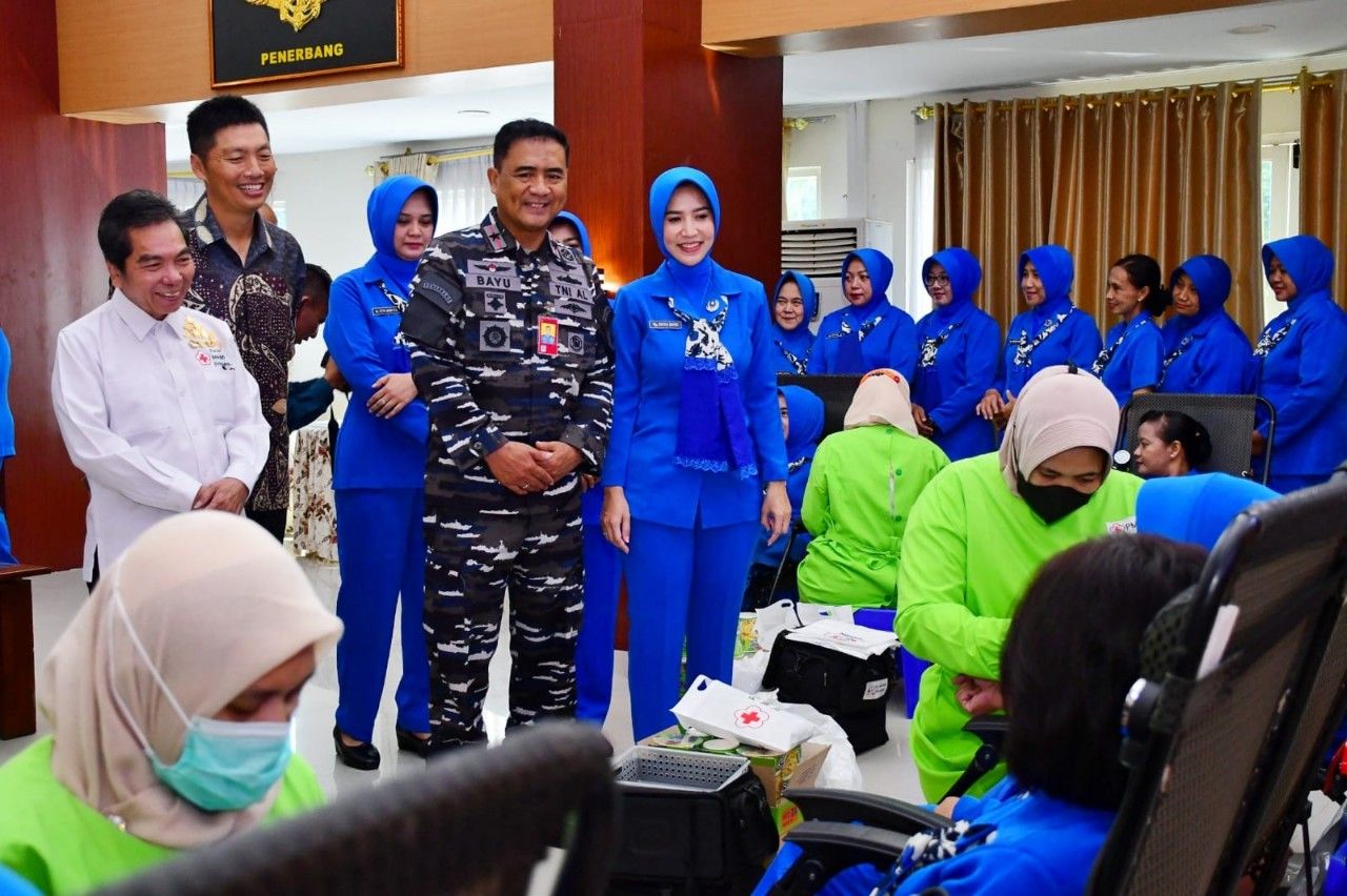 Puspenerbal Gelar Donor Darah Serentak Berhasil Sumbangkan 1.068 Kantong Darah