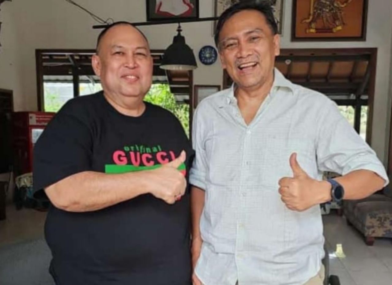 Mohtar Muhammad (M2) bersama politisi Partai Demokrat  Andi Malarangeng (Ist)