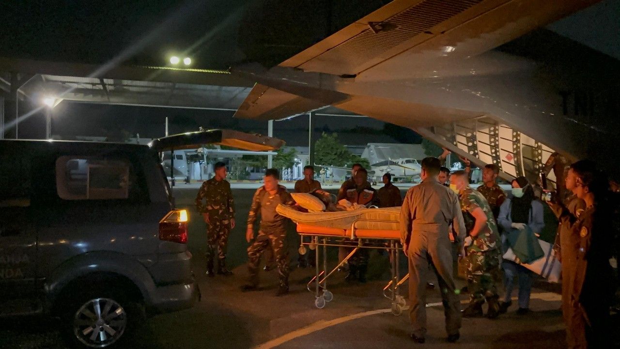 Skuadron Udara 600 Wing Udara 2 Puspenerbal Laksanakan Evakuasi Medis Udara dari Sangatta