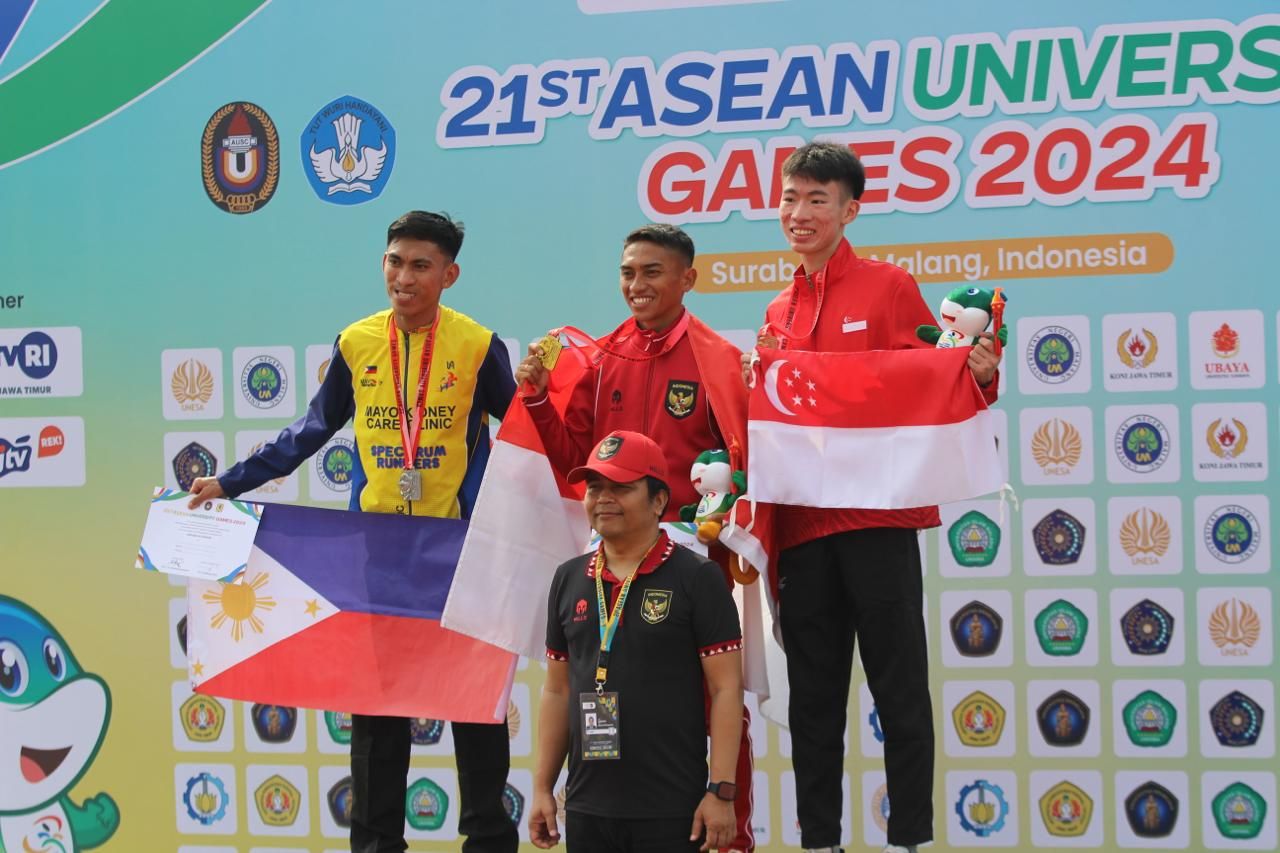 Indonesia Juara Umum Cabor Atletik Asean University Games XXI 2024