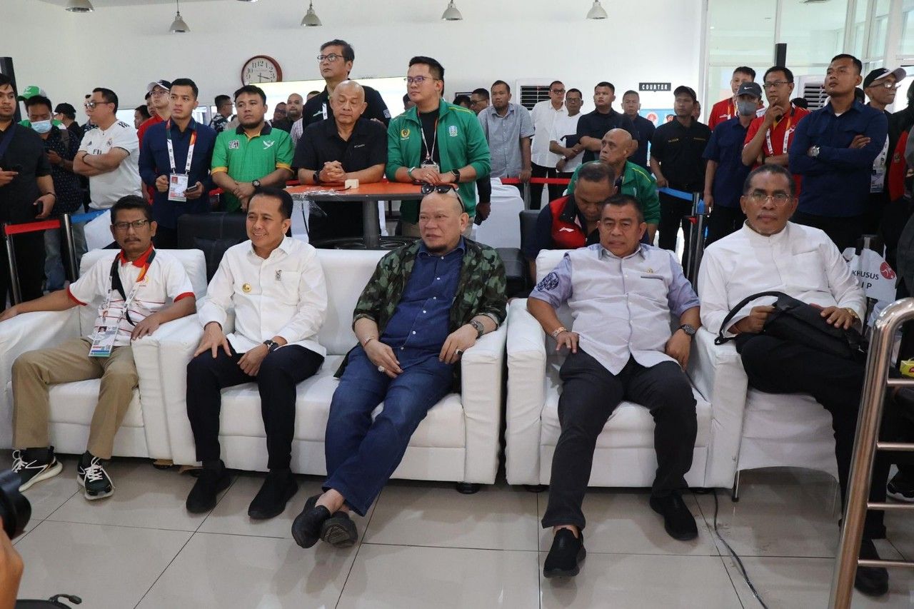 Ketua DPD RI Saksikan Pertandingan Bowling dan Wushu, Pantau Venue PON di Medan