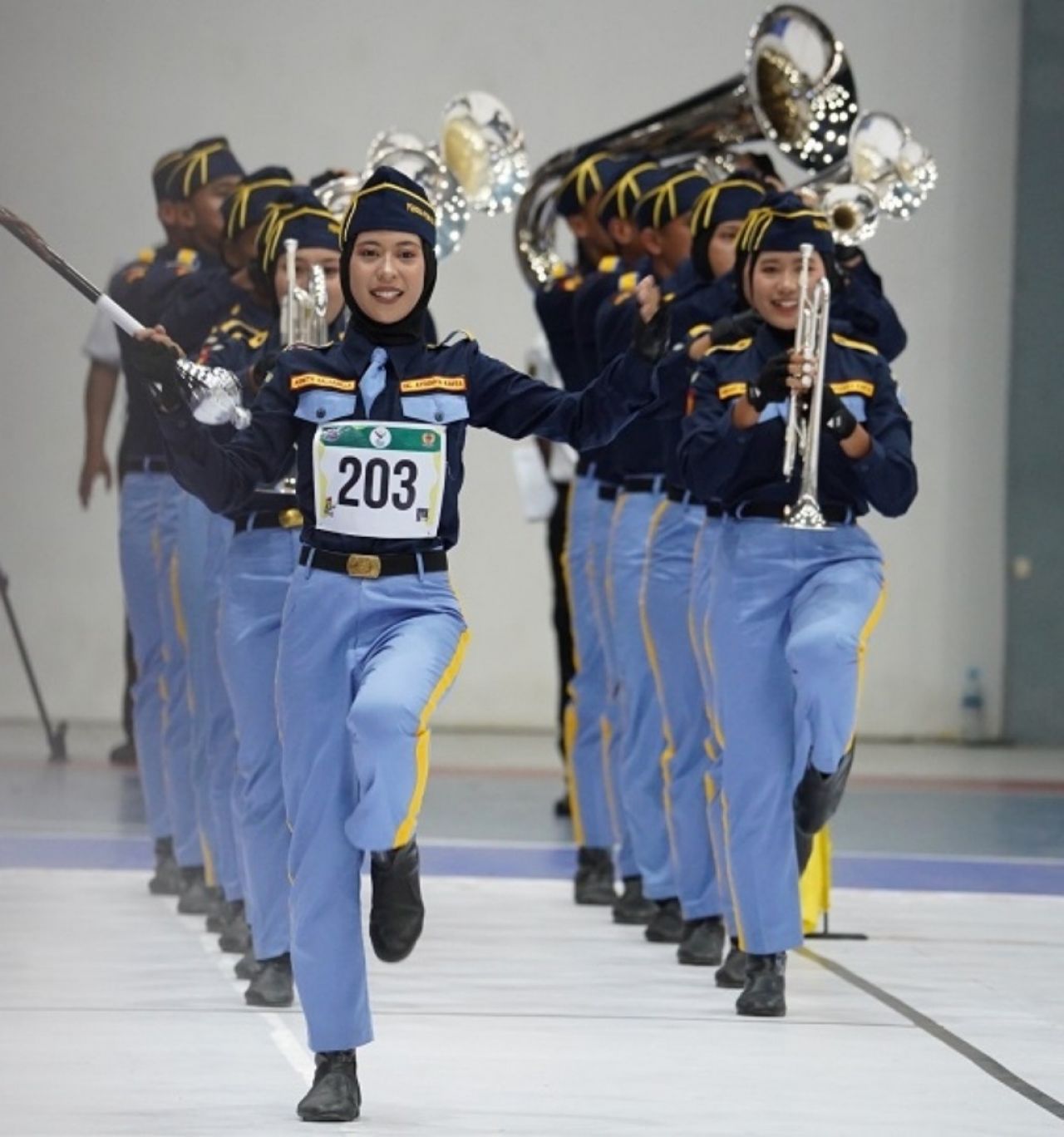 Cabor Drumband LUG dan LBB Jatim dan Yogyakarta Melaju di Final Drumband