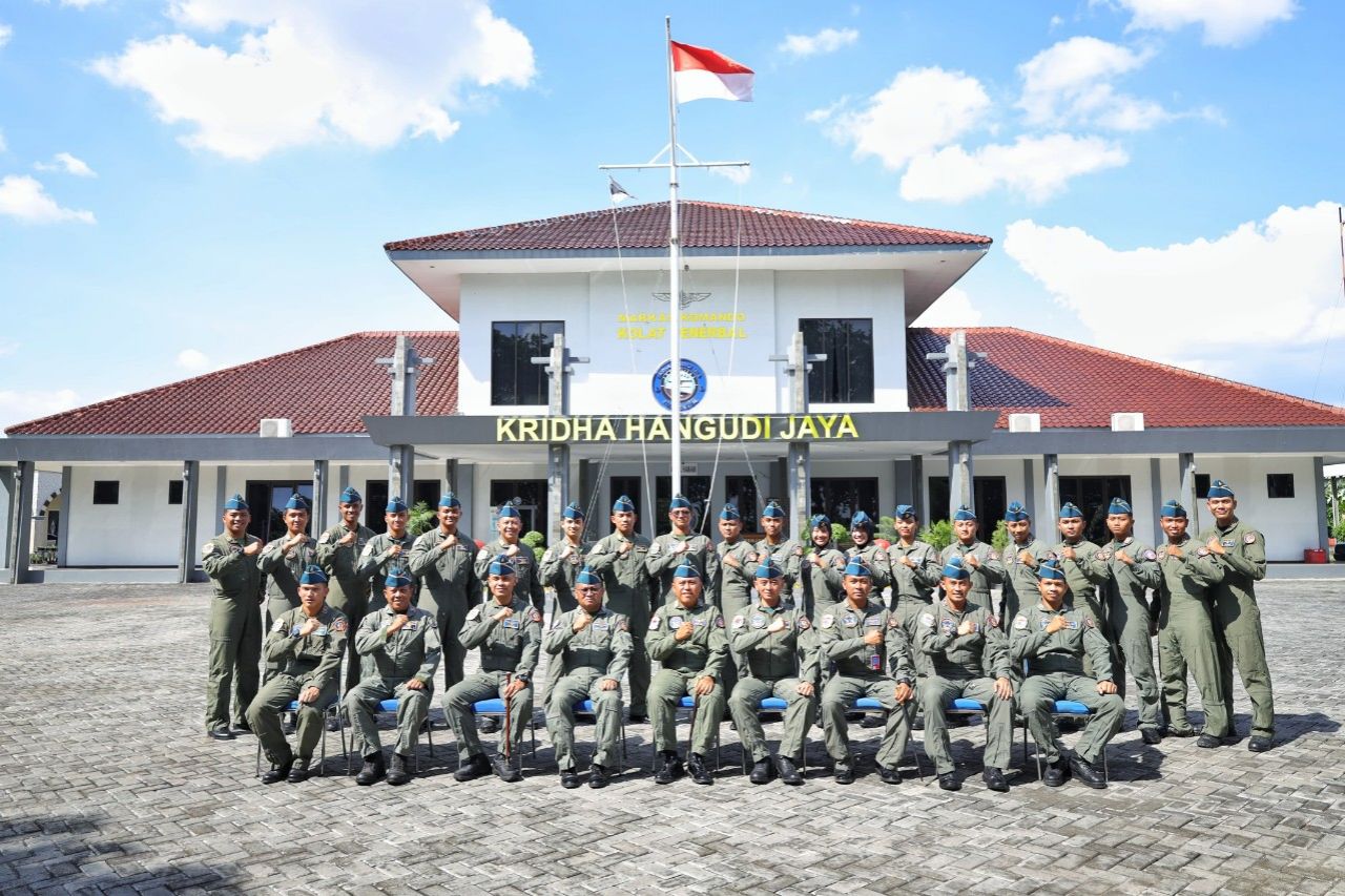 68 Perwira Wing Udara 2 Puspenerbal Selesaikan Kursus Peningkatan Profesi Penerbang