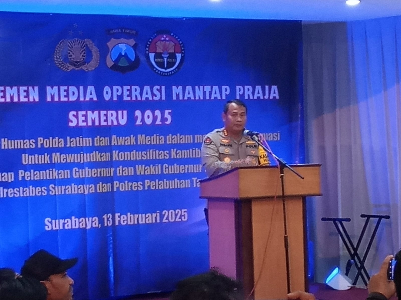 Polda Jatim Ajak Ngopi Bareng Pokja Kepolisian Per'Erat Sinergitas 