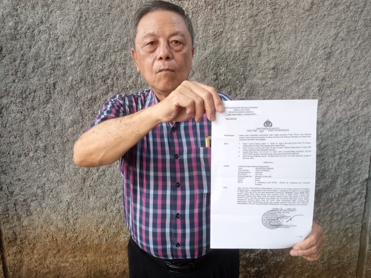 Pegawai BPN Benarkan Tanah Milik Sie Ragowo Siregar Diserobot PT BKJ 