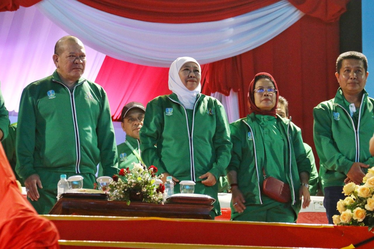 Porprov Jatim 2025 Resmi Dibuka, Ribuan Warga dan Kontingen Getarkan Stadion Gajayana