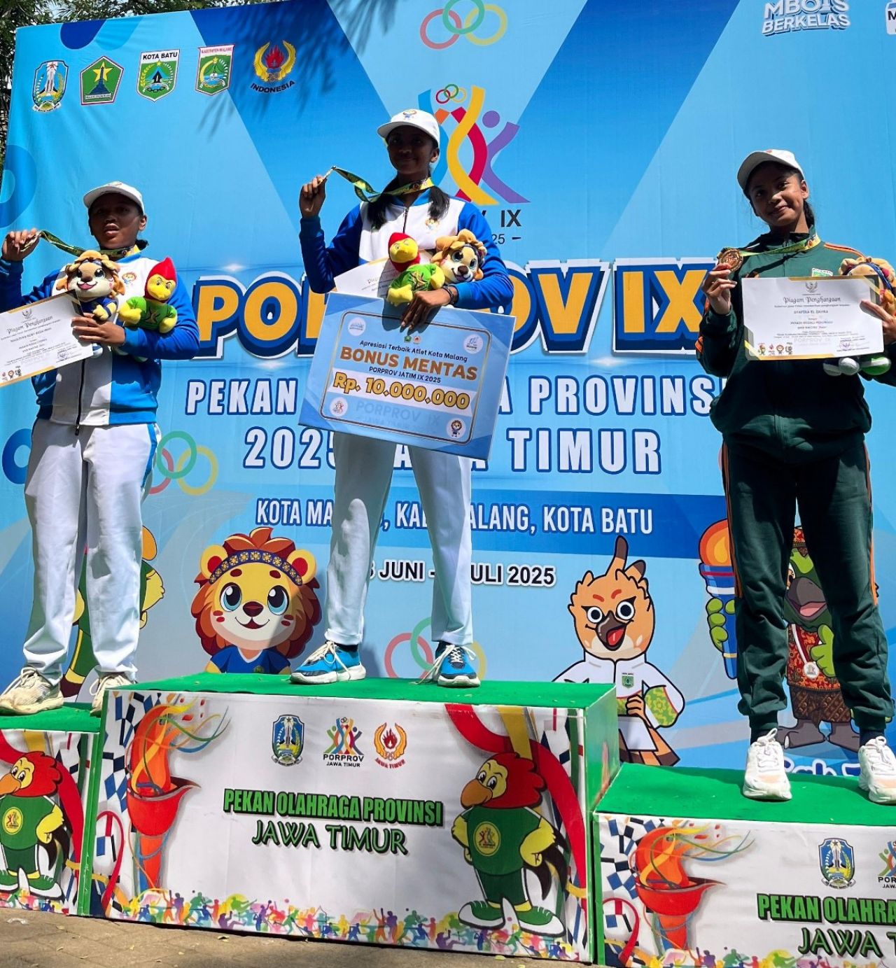 Kota Malang Pimpin Klasemen Balap Sepeda Porprov IX/2025