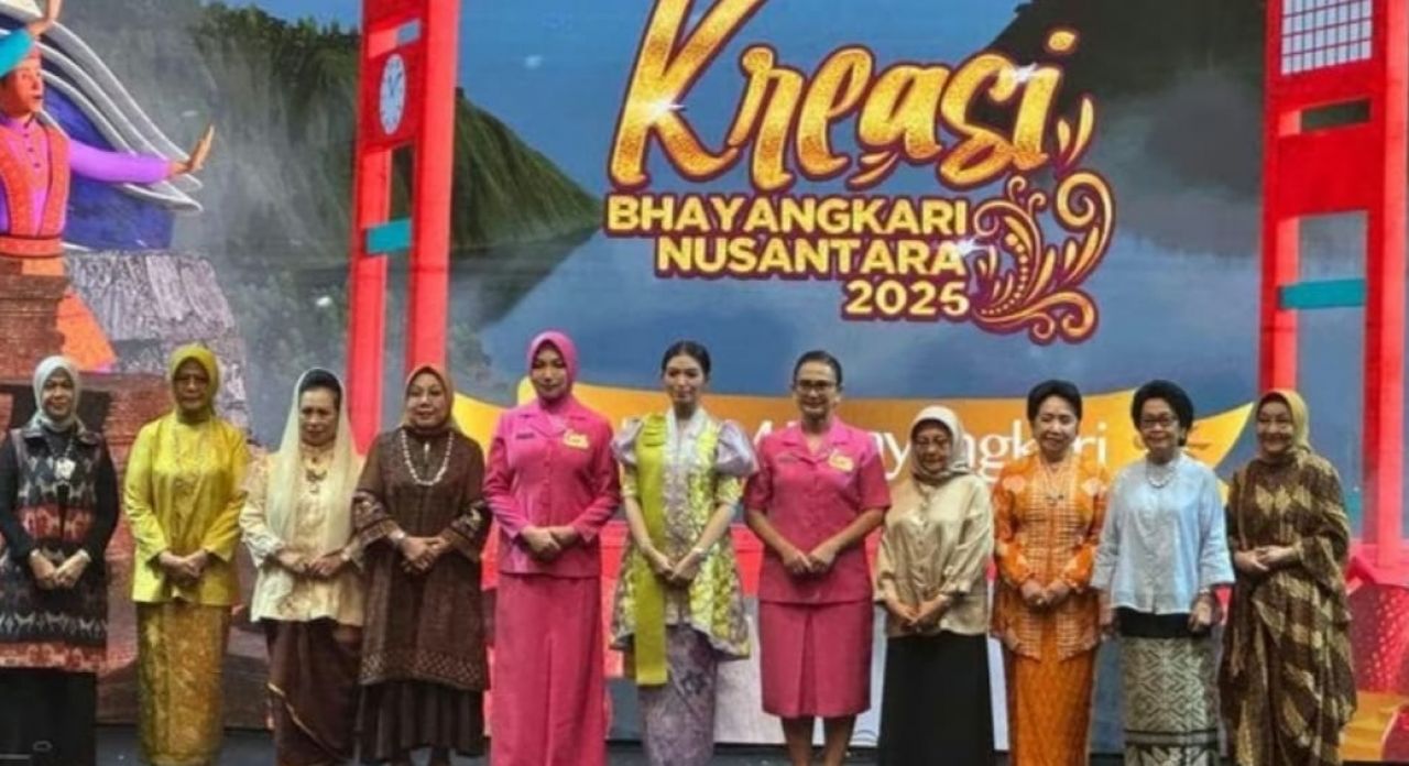 Bazar Kreasi Bhayangkari Nusantara 2025. Kegiatan ini di gelar di Jakarta International Convention Center, Hall A dan Hall B, Kamis (24/7/25).