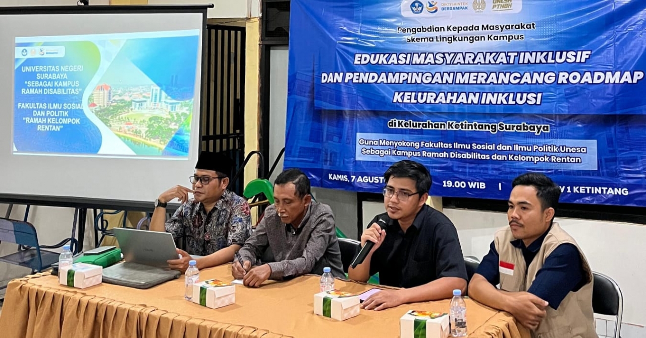 UNESA Gagas Kelurahan Inklusif Lewat Edukasi dan Sinergi Warga Ketintang