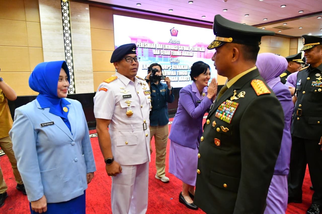 Wadan Puspenerbal Resmi Sandang Laksamana Pertama TNl, Usai Laporan Korps Kenaikan Pangkat Pati TNI
