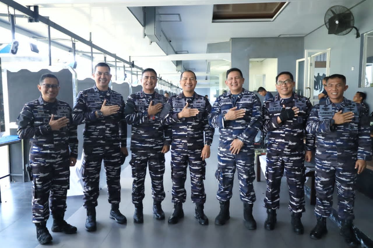 Jelang Open Tournament Menembak Piala Panglima TNI HUT ke-80 TNl, Komandan Puspenerbal Jalani Training Center 