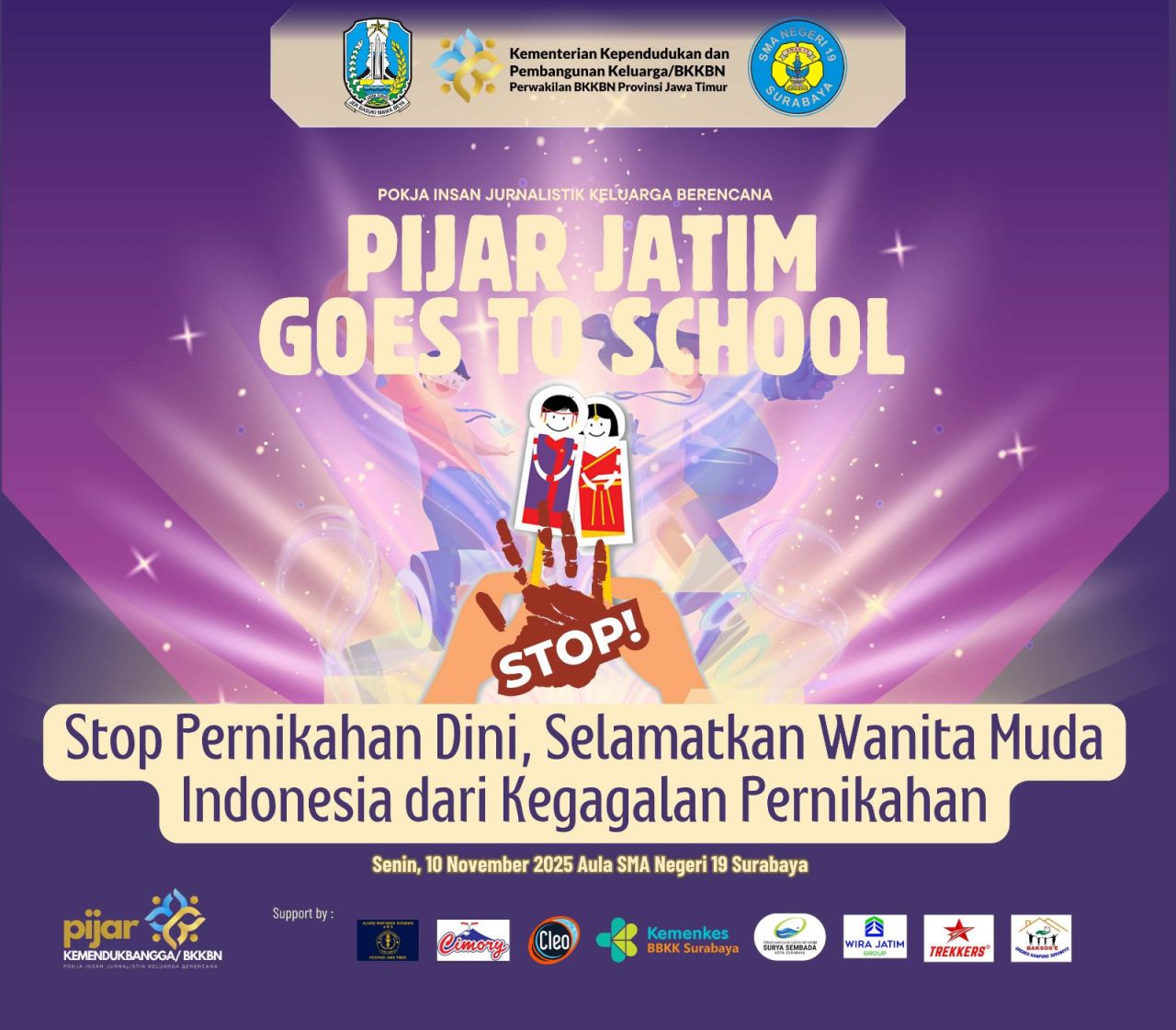 Hentikan Pernikahan Dini, PIJAR Dorong Pelajar Bangun Masa Depan Berdaya