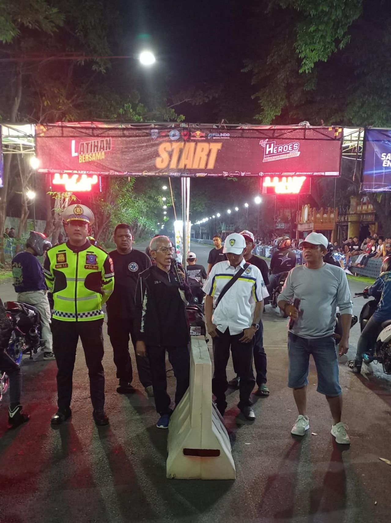 Fasilitasi Pembalap Herex, IMI Kota Surabaya Ajak 169 Rider Latihan Bersama di Kenjeran Park