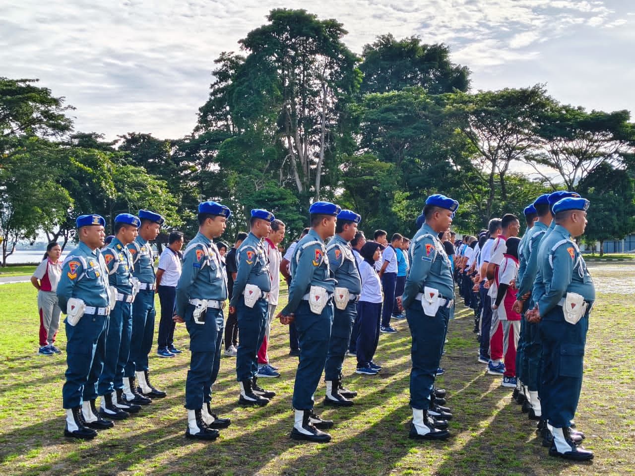 Peringati HUT ke-80 POMAL, Komandan Polisi Militer Angkatan Laut Kodaeral IX Pimpin Apel Khusus