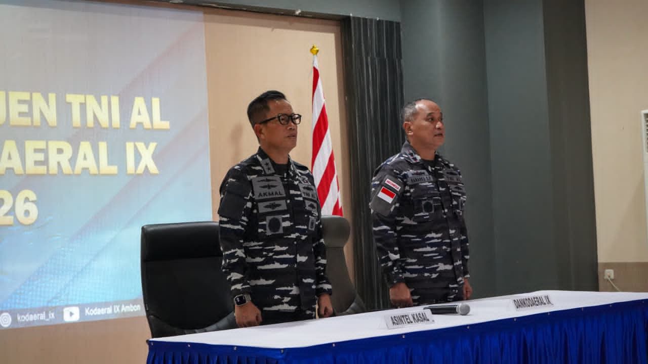 Tingkatkan Kemampuan Deteksi Dini, Personel Kodaeral IX lkuti Safari Intelijen TNl AL 2026