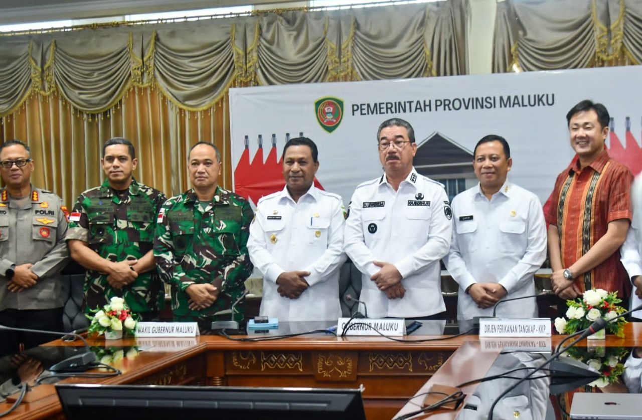 Dankodaeral IX Hadiri Rakor Program Prioritas Pembangunan Kampung Nelayan Merah Putih Tahun 2026 Provinsi Maluku