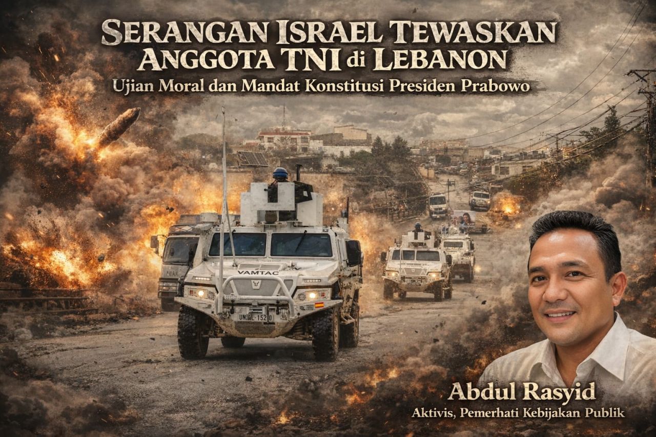 Serangan Israel Tewaskan Anggota TNI di Lebanon: Ujian Moral dan Mandat Konstitusi Presiden Prabowo
