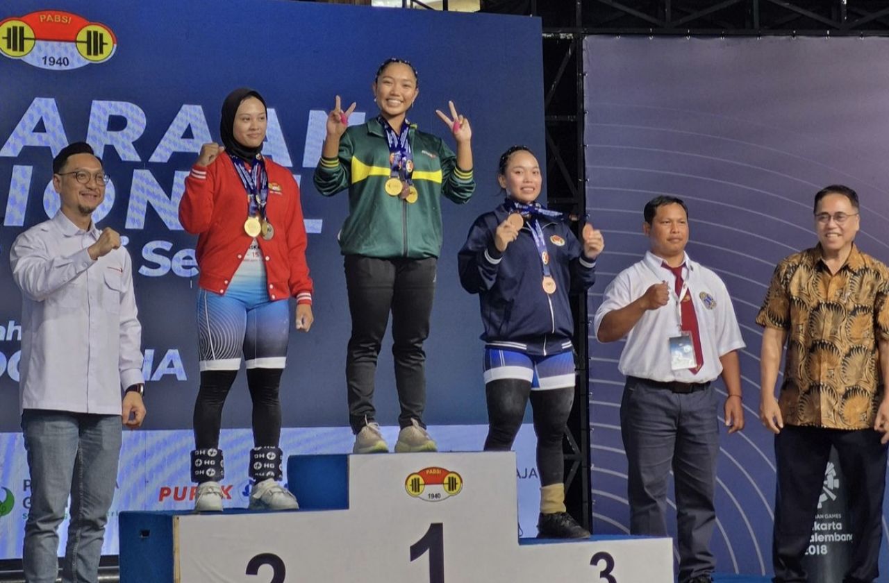 Jatim Bawa Pulang 4 Emas dari Kejurnas Angkat Besi Senior 2026