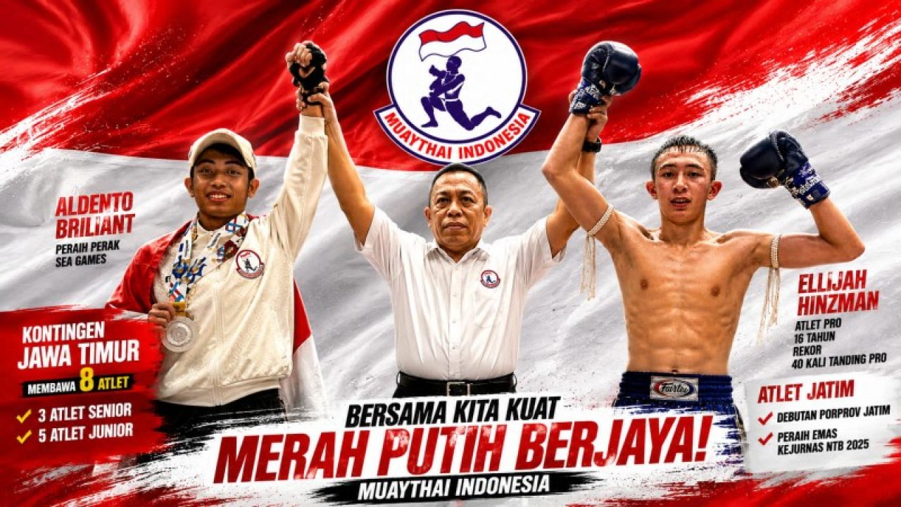Baso Juherman: Saatnya Atlet Muaythai Jatim Tunjukkan Taring di Panggung Dunia