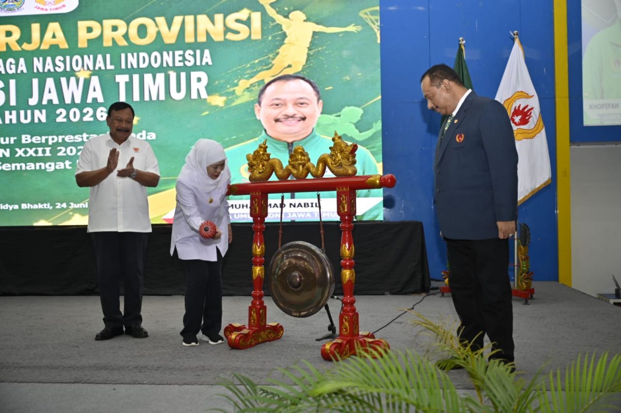 KONI Jatim Pasang Target Tinggi PON 2028, Khofifah Minta Talenta Muda Diperbanyak